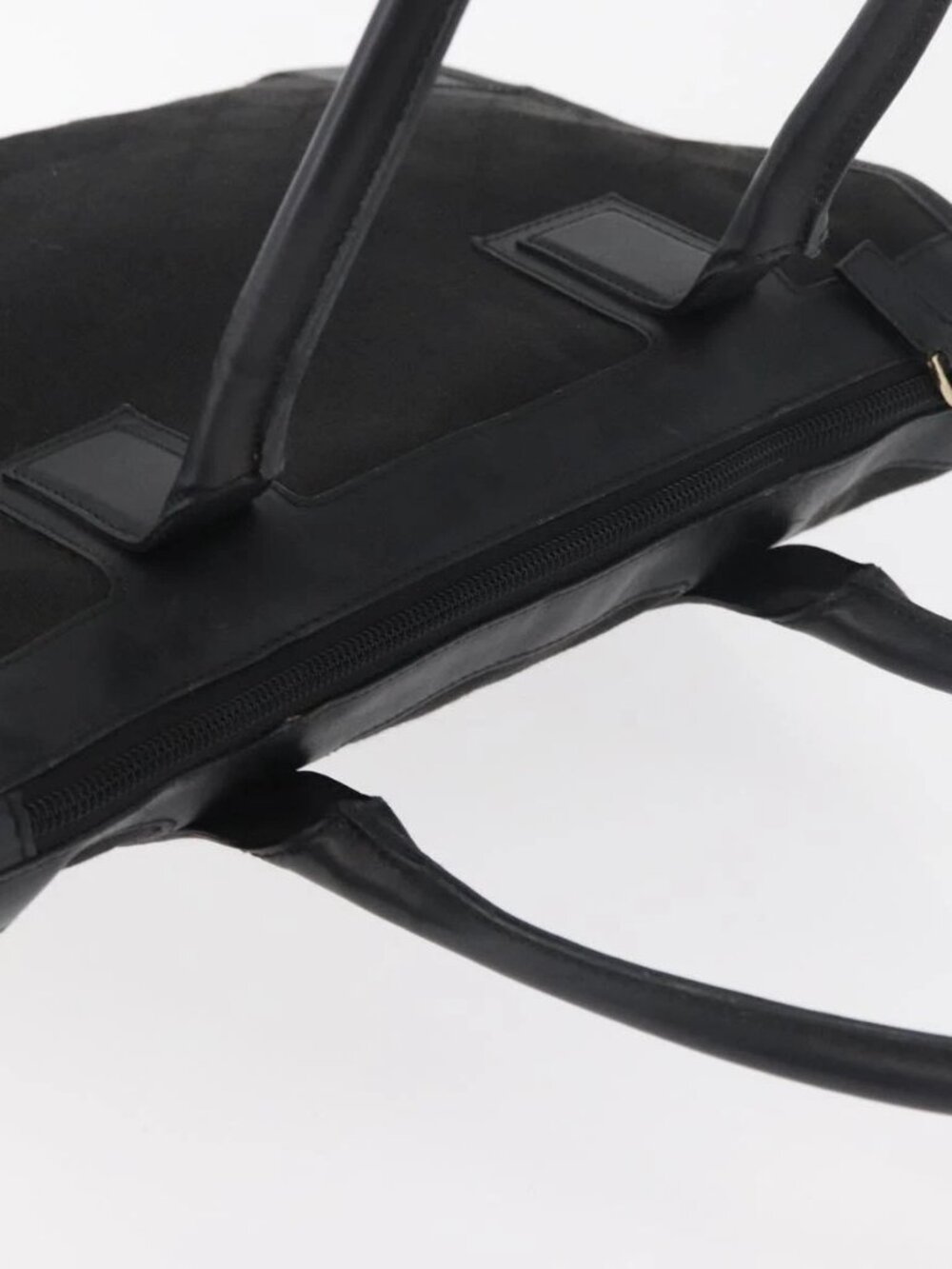 GUCCI GG Canvas Hand Bag Black Gold 000 0855 Auth - Picture 11 of 16